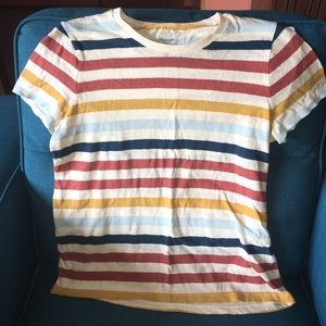 Madewell striped tee shirt NWT